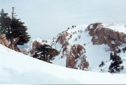 la neige en kabylie
